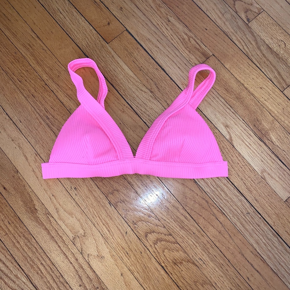 BUBBLEGUM PINK HOLLISTER BIKINI TOP